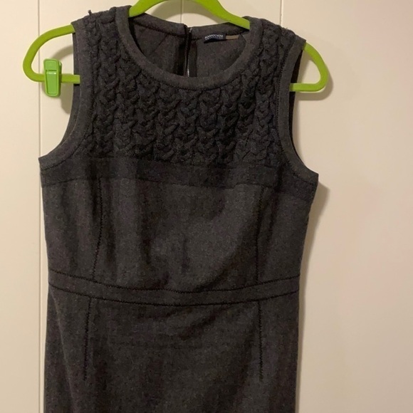 Magashoni Wool Detailed Sleeveless Dress - Picture 2 of 5